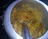 A picture of step 4 of Soya Pulao.
