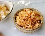 Hình bước làm 3 của món Chà bông (ruốc) chay lúa mạch