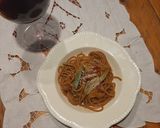 Foto del paso 6 de la receta: Tallarines de morrón con vegetales salteados