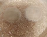 A picture of step 4 of Sooji Manda Pitha.