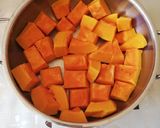 Une image de l'étape 1 de Dessert au potimarron.