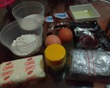 Foto langkah ke 1 dari resep Brownis Kukus Simple.