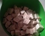 A picture of step 1 of Arrowroot (nduma) stew.