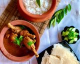A picture of step 4 of Chicken Curry Mangalore Style kori curry.