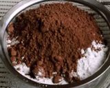 A picture of step 1 of Cakey brownies.