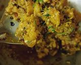 A picture of step 2 of Eggplant bharta Maharashtrian style.