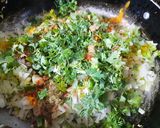 A picture of step 4 of PattaGobi ki sabji.