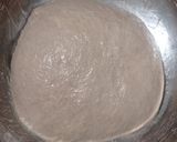 Foto langkah ke 3 dari resep Double Chocolate Sourdough Bread (86%).