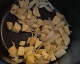 A picture of step 2 of Watercress Soup.