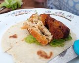 Foto langkah ke 4 dari resep Sandwich Taco Sederhana.