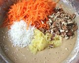 A picture of step 3 of Vickys Crowd-Pleaser Carrot Cake, GF DF EF SF NF.