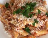 A picture of step 5 of Tuna pasta.
