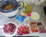 Foto del paso 1 de la receta: Strogonoff de Carne vacuna para mi hijo