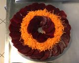 Une image de l'étape 6 de Salade de betteraves et carottes ala burrata,fleurs de thym et d'ail triquetre.
