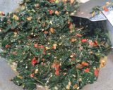 Foto langkah ke 5 dari resep Oseng" daun singkong terasi 😋😋.