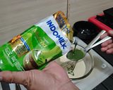 Foto langkah ke 6 dari resep Pancake Creamy Matcha.