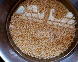 A picture of step 1 of Godamb (Broken Wheat) Payasam.