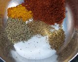 A picture of step 2 of Masala arbi.