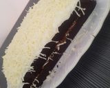 Foto langkah ke 9 dari resep Brownies Kukus Ketan Hitam Topping Keju_Gluten Free.
