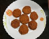 A picture of step 4 of OLU MANJIVOR...Potato cutlets.
