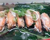 Hình bước làm 3 của món Canh rau dền cơm nấu đầu tôm