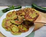 A picture of step 7 of Zucchini Fritters.