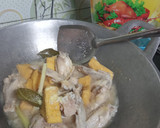 Foto langkah ke 6 dari resep Opor Ayam Tahu Kuah Putih.