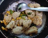 A picture of step 10 of Rava Idli without ENO.