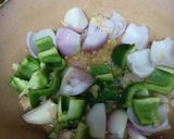 A picture of step 7 of Chilli Mushroom.