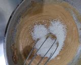 A picture of step 5 of Aata halwa (kadha Prasad).