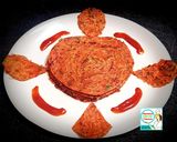A picture of step 6 of Beetroot Chilla - Healthy Heart Red Chilla.