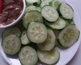 Hình bước làm 3 của món Dưa leo ăn kiêng :D