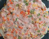Hình bước làm 5 của món Giò hoa cuộn ngũ sắc