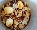 รูปขั้นตอนการทำที่ 4 ของ ข้าวหมกไก่พะโล้ (หม้อหุงข้าว)