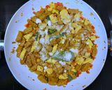 Une image de l'étape 4 de Gnocchis de patate douce au curry de poulet.