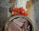 Foto langkah ke 2 dari resep Spaghetti Aglio Olio Tuna.