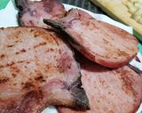 Foto del paso 1 de la receta: Chuletas ahumadas con piña