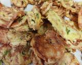 A picture of step 2 of Maaru fritters with tomato carrot salsa.