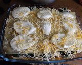 Foto del paso 3 de la receta: Lasaña vegetariana de espinacas, maíz, guisantes y quesos