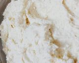 A picture of step 1 of Tricolor Rava Dhokla.