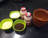 A picture of step 1 of Coffee jelly with yakult.