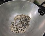 A picture of step 3 of #cook pad india#Curry leaves rice go with cucumber raitha.