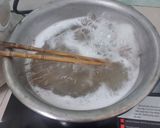 Hình bước làm 1 của món Mì soba trứng và cà chua