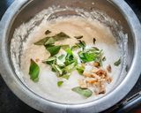A picture of step 3 of Urad dal bonda.