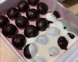 صورة لخطوة 4 من وصفة حلى كُرات الأوريو اللذيذ ⚫️♥️