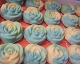 Foto langkah ke 7 dari resep Bolu kukus mawar.