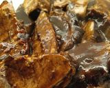 Foto del paso 8 de la receta: Colita de cuadril en su misma salsa acompañado de vegetales asados