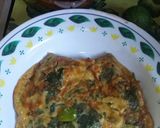 Foto langkah ke 6 dari resep Omelet daun ginseng sambal pete teri medan.