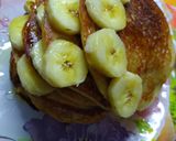 A picture of step 6 of Eggless banana pan cake.