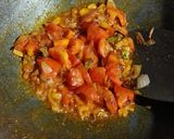 A picture of step 2 of Sweet Corn with Paneer.